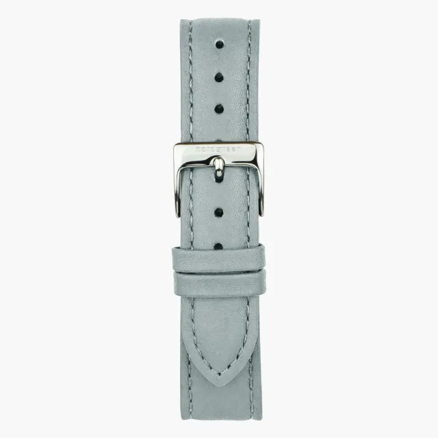 Nordgreen Dove Grey Vegan Silver horlogebandje grijs