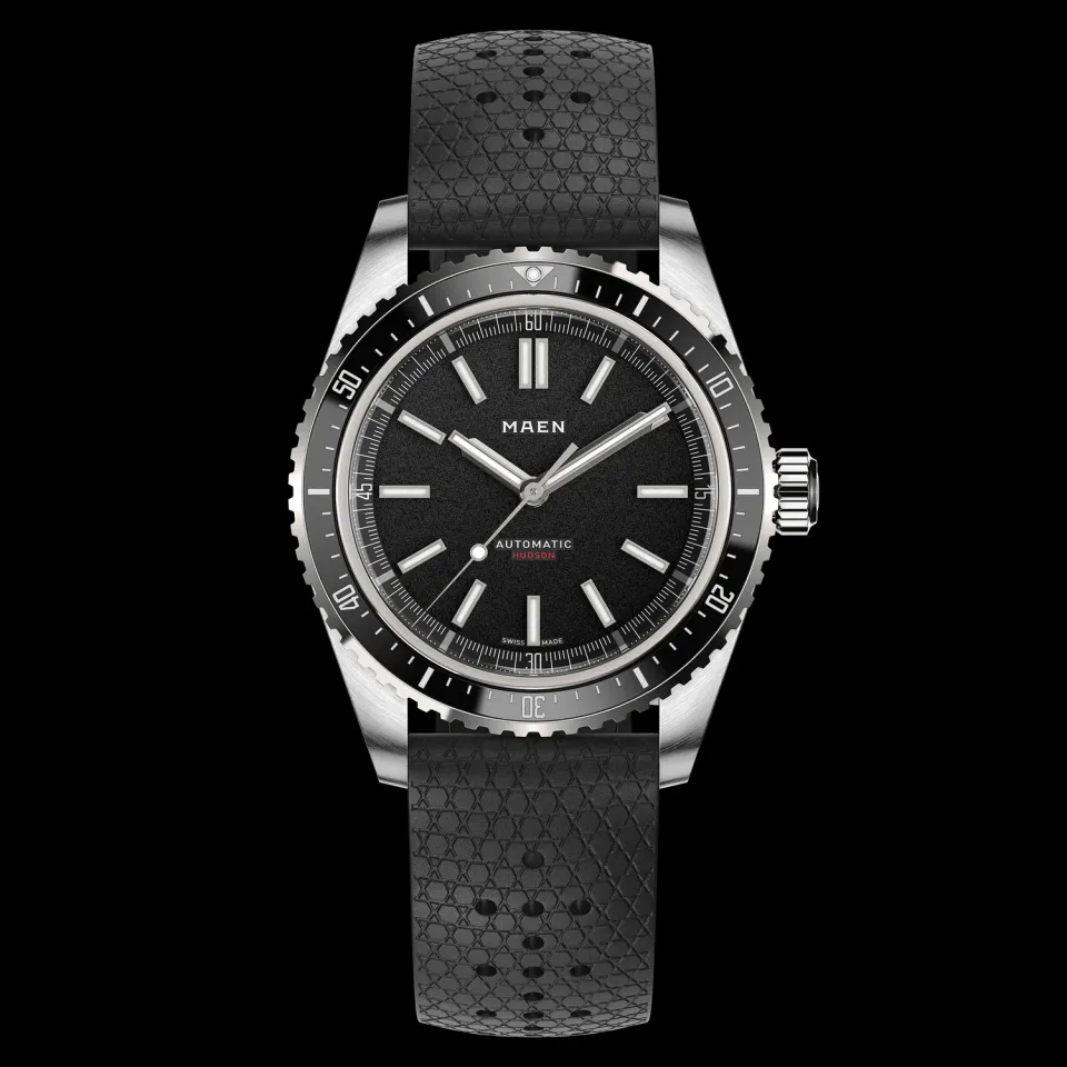 Maen Hudson 38 MK5 M1.1.7 horloge staal sportief