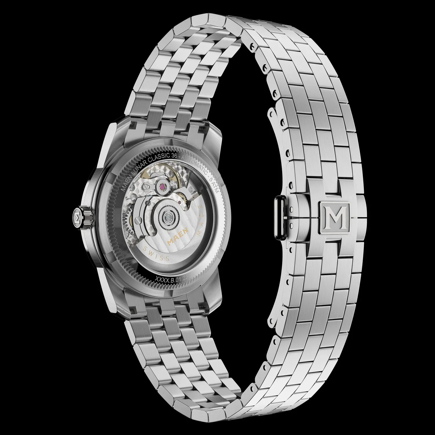 Maen Lunar Classic 36 M7.1.4 horloge moonphase