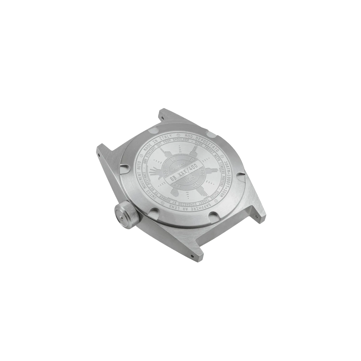 Unimatic Modello Due U2S-8B horloge zwart 400 stuks