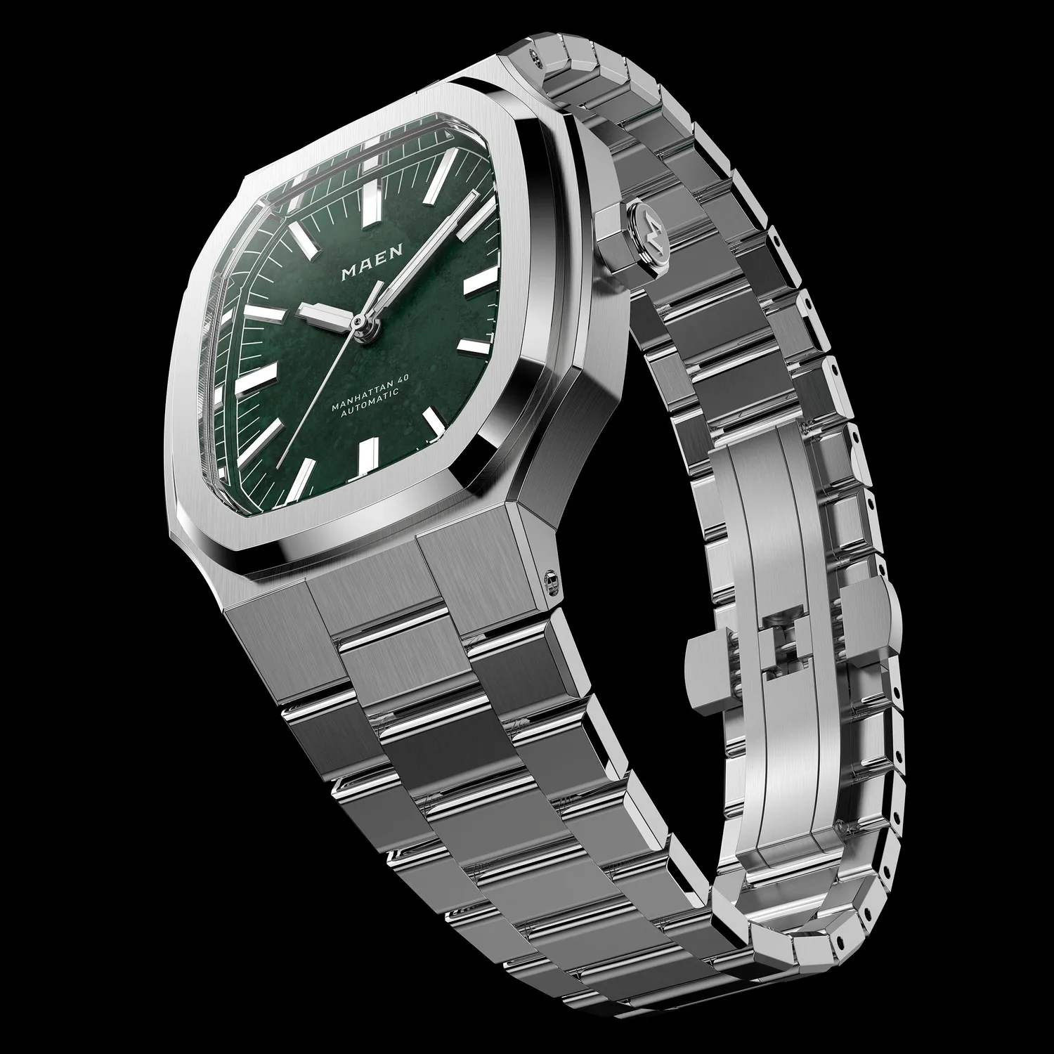 Maen Manhattan 40 MSD.01 horloge staal groot