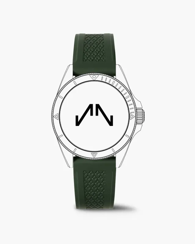 Norqain Dark Green Mountain horlogeband groen 20mm