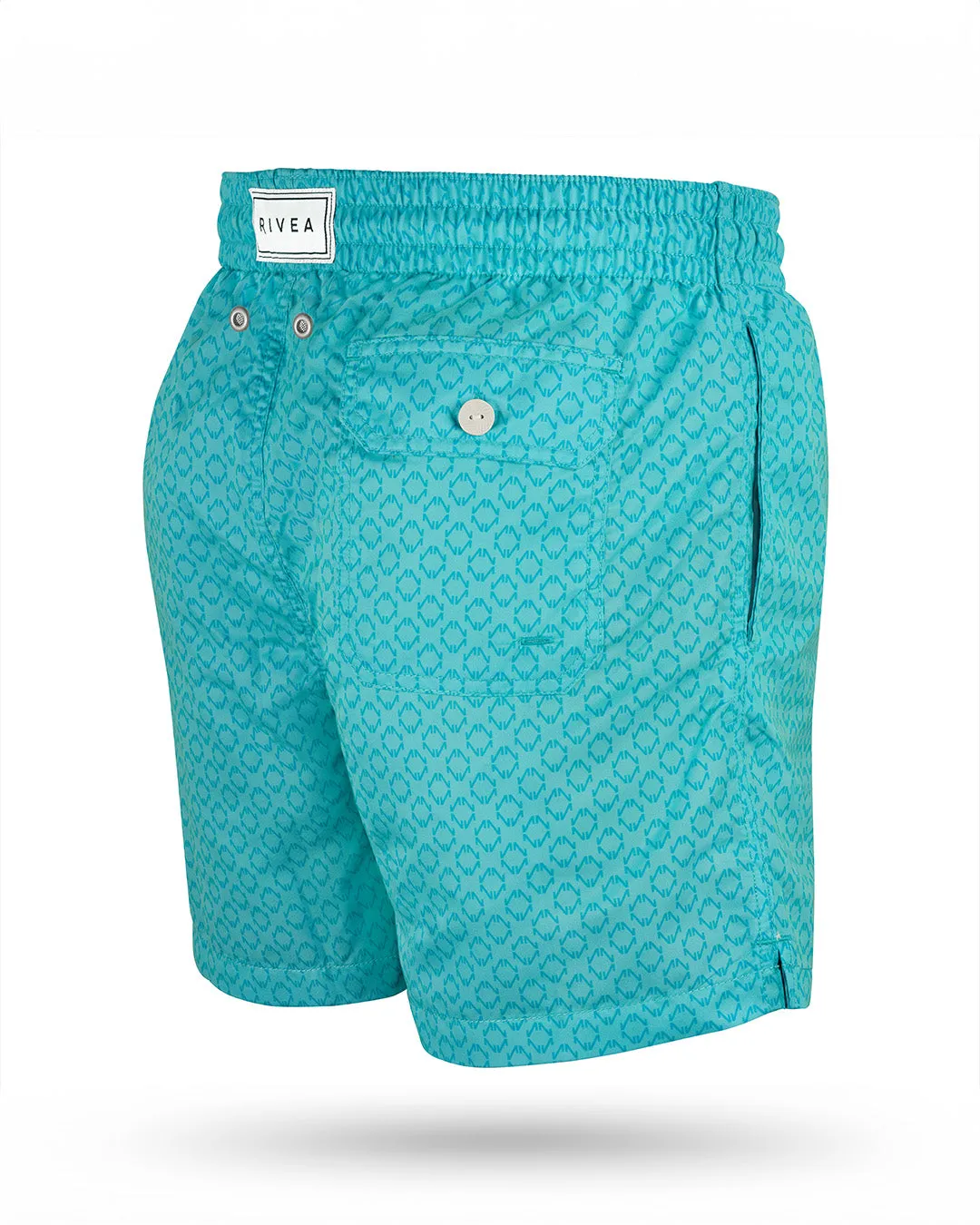 Norqain zwembroek turquoise Seaqual gerecycled M-XL