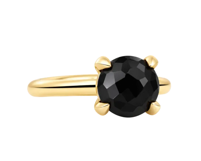 Bron Catch Ring onyx brons ring zwart