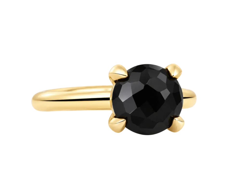 Bron Catch Ring onyx brons ring zwart