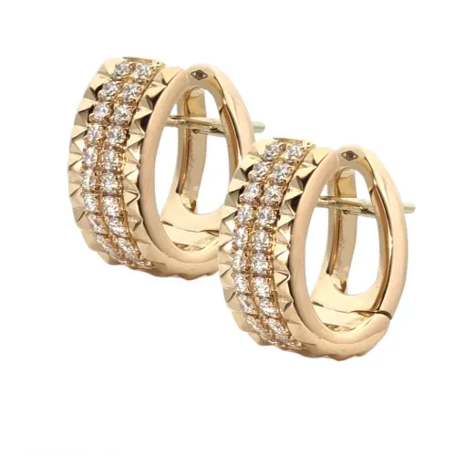 Juwelier Ripassa rosé gouden creolen diamanten