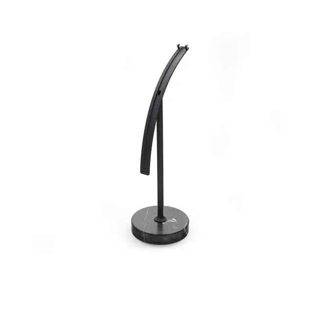 Unimatic Display Ghost horlogestandaard Carrara marmer zwart