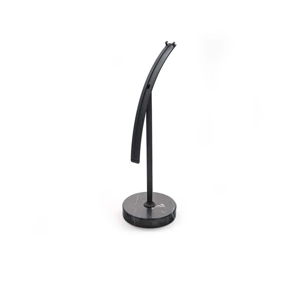 Unimatic Display Ghost horlogestandaard Carrara marmer zwart