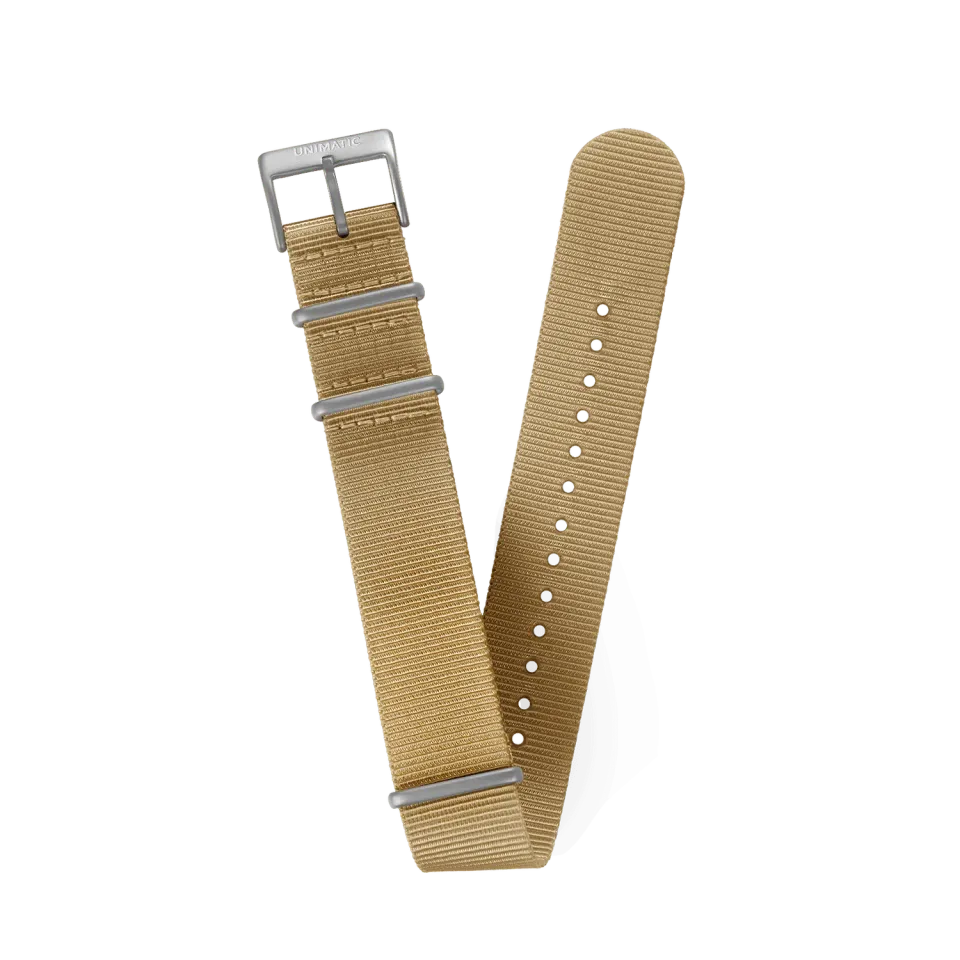 Unimatic Nato nylon horlogeband 22mm oranje ballistic
