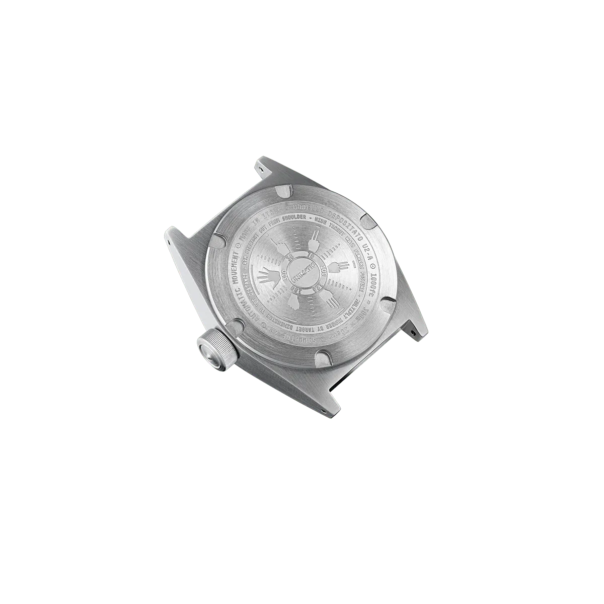 Unimatic Modello Due U2-AB horloge zwart leer 300m