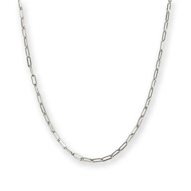 Juwelier Ripassa wit gouden collier 51 cm ketting