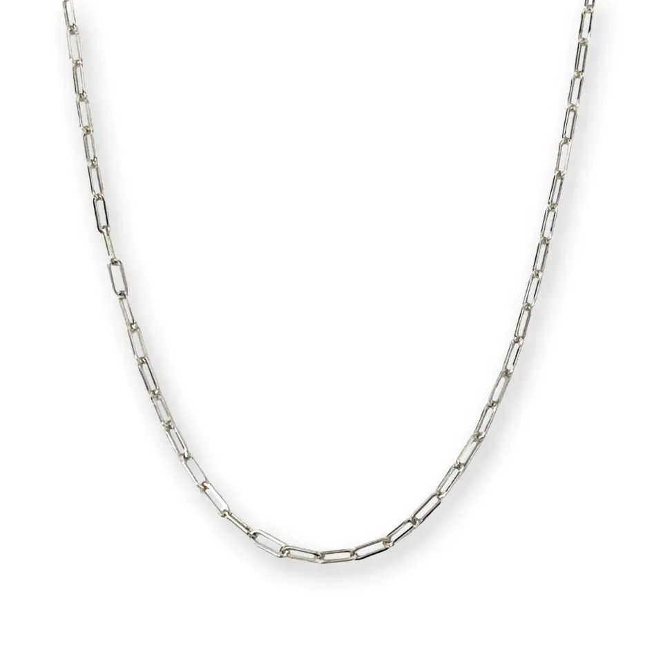 Juwelier Ripassa wit gouden collier 51 cm ketting
