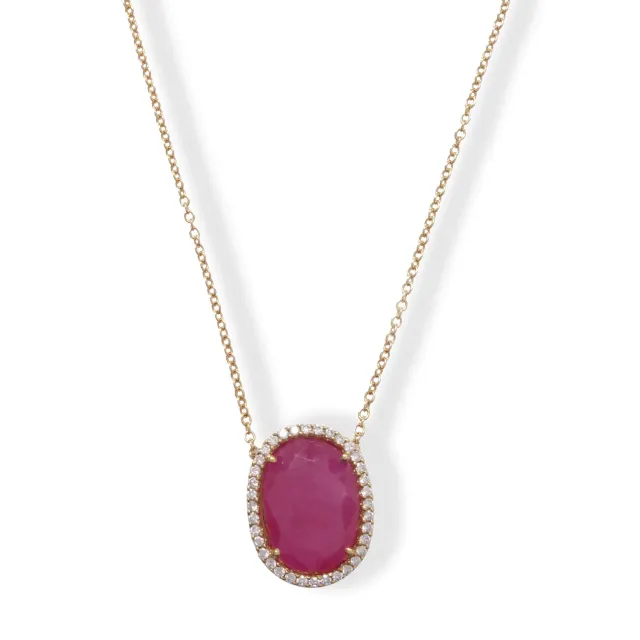 Juwelier Ripassa collier robijn diamant roségoud
