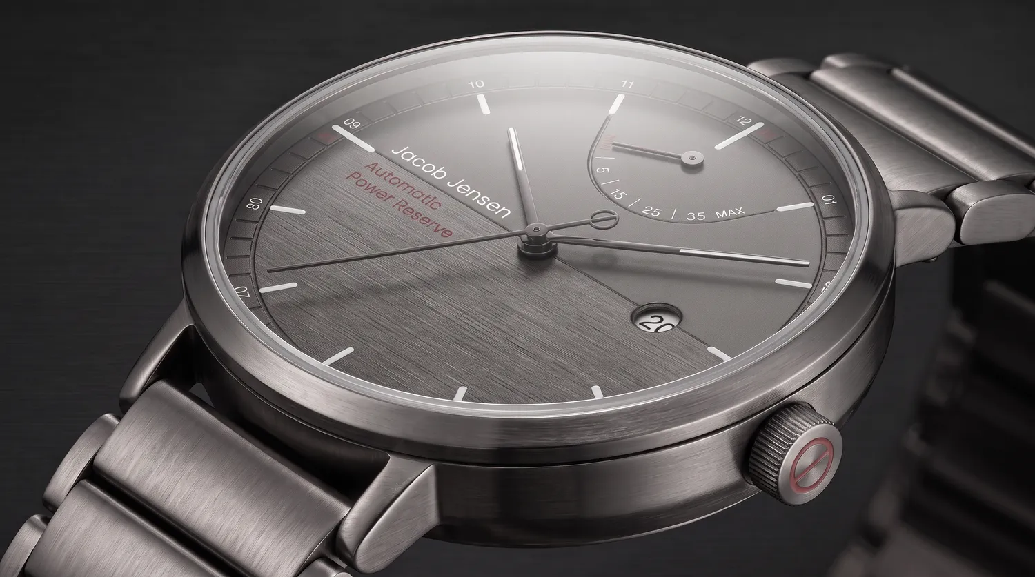 Jacob Jensen Aekvator 1006 horloge grijs reserve