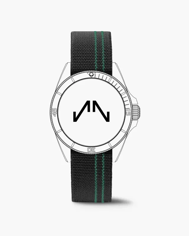 Norqain Neverest Green Flex horlogeband 20mm stof