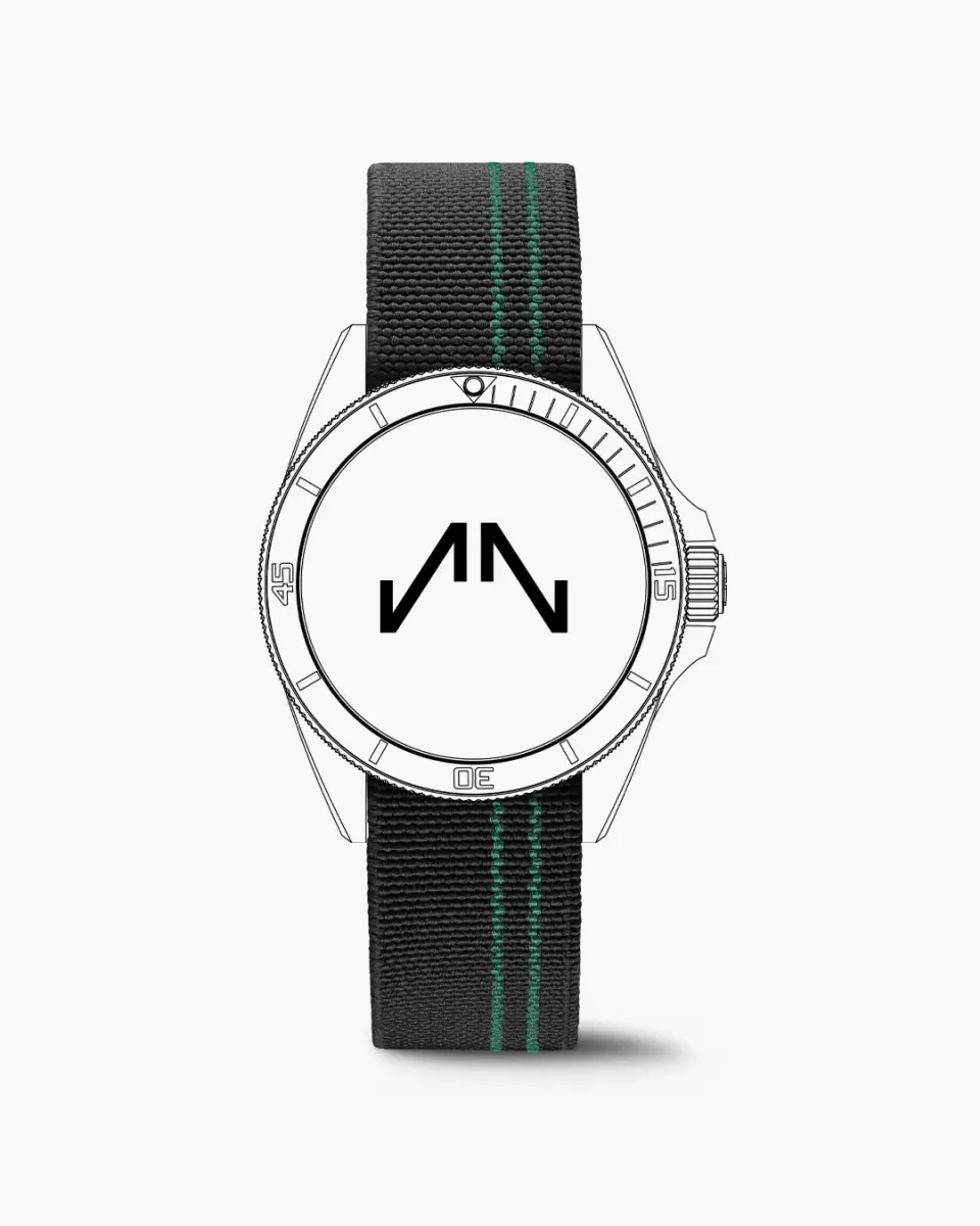 Norqain Neverest Green Flex horlogeband 20mm stof