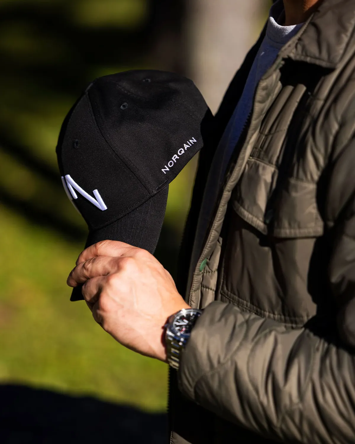 Norqain Cap Black pet volwassenen katoen zwart