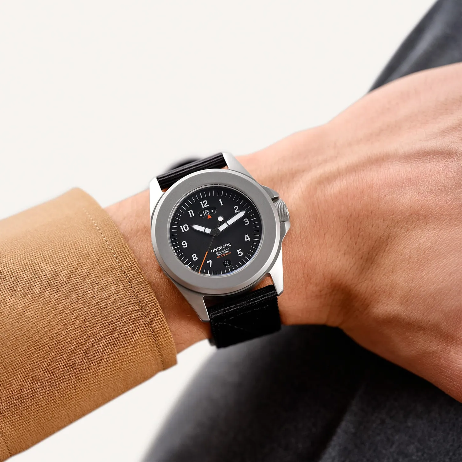 Unimatic Modello Quattro UT4-GMT horloge zwart GMT