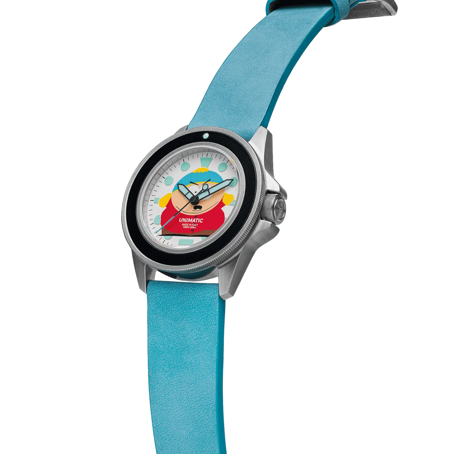 Unimatic Modello Uno U1-EC duikhorloge South Park wit