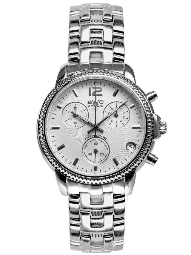 BWC-Swiss 21095.50.12 chronograaf wit