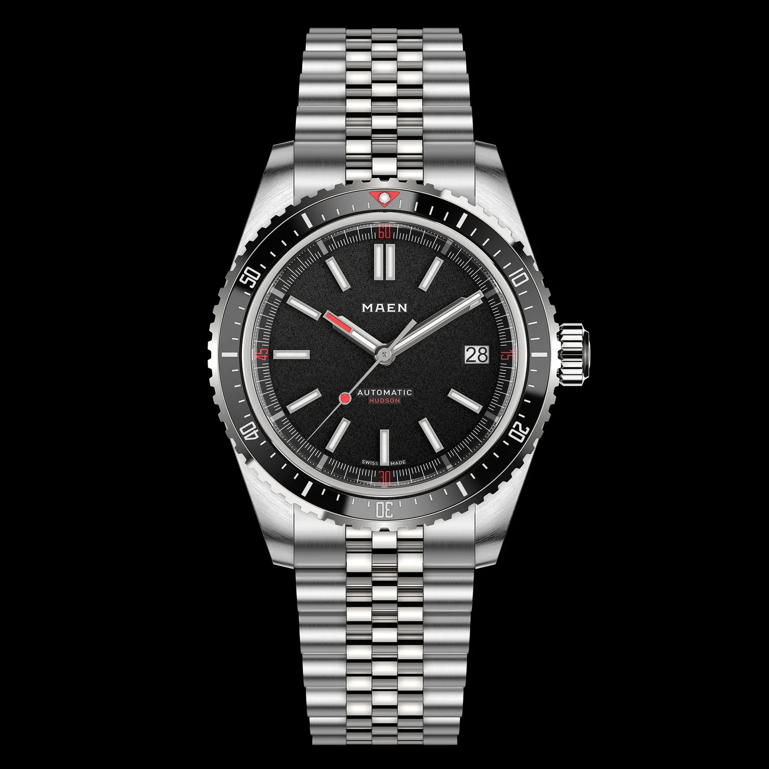 Maen Hudson M1.1.5 horloge 38mm staal