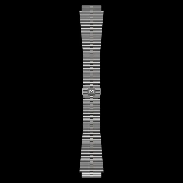 Maen Bamboo horlogeband staal Grand Tonneau