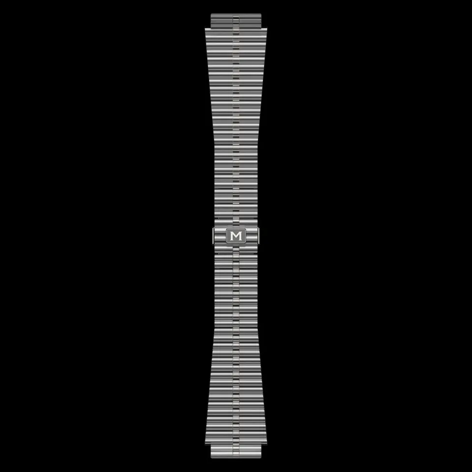 Maen Bamboo horlogeband staal Grand Tonneau