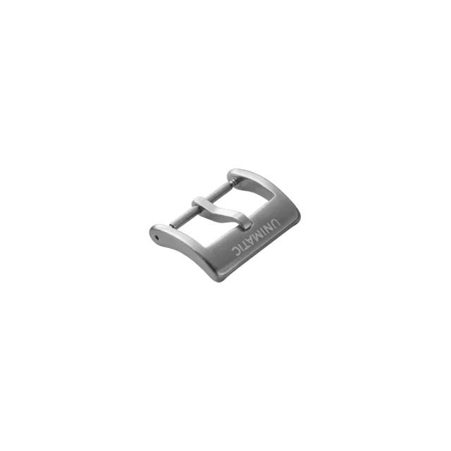 Unimatic Buckle horlogegesp 22mm staal geborsteld