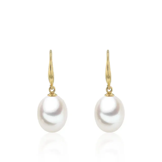 Juwelier Ripassa parel oorhangers goud dames