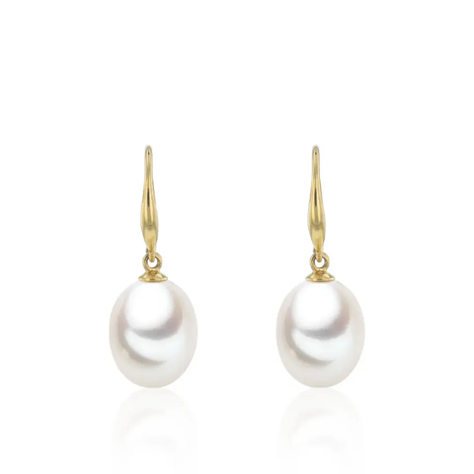 Juwelier Ripassa parel oorhangers goud dames