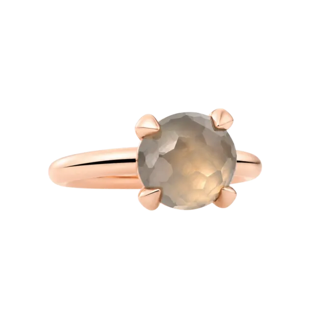 Bron Catch Ring ring lemonkwarts roségoud