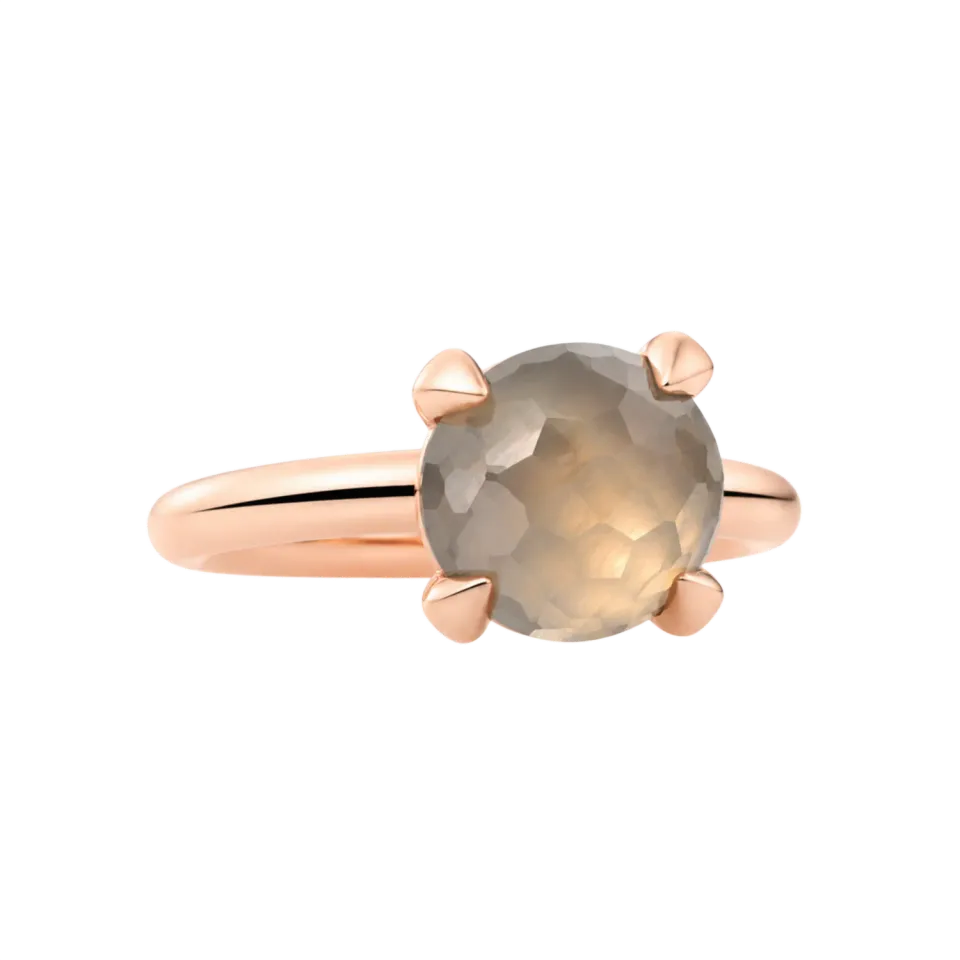 Bron Catch Ring ring lemonkwarts roségoud