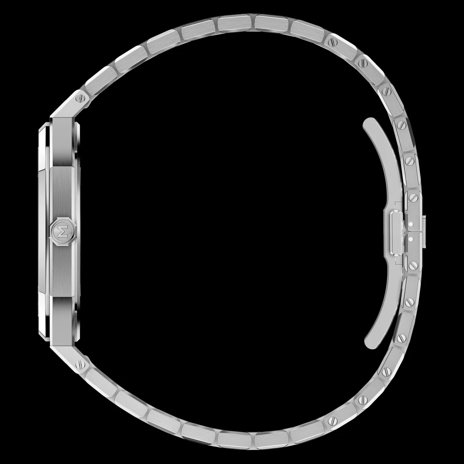 Maen Manhattan 39 Ultra Thin M4.1.2 horloge staal