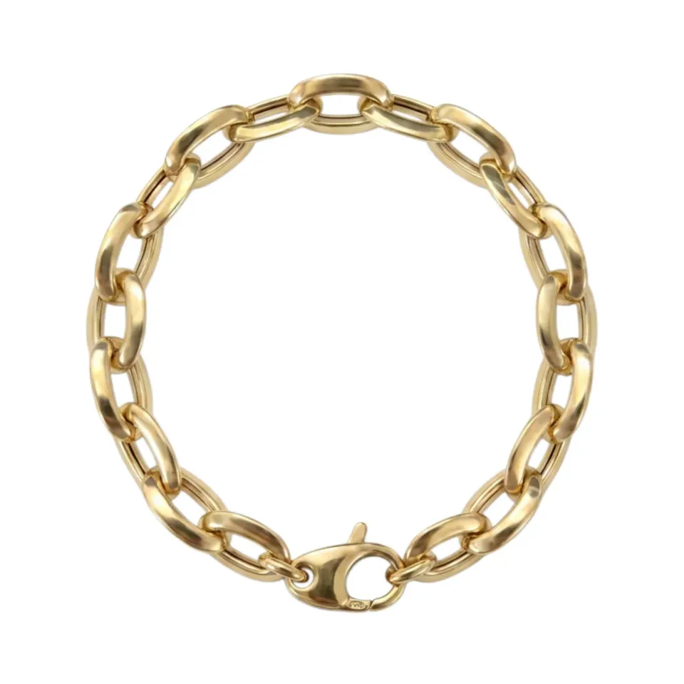 Juwelier Ripassa armband geelgoud klassiek