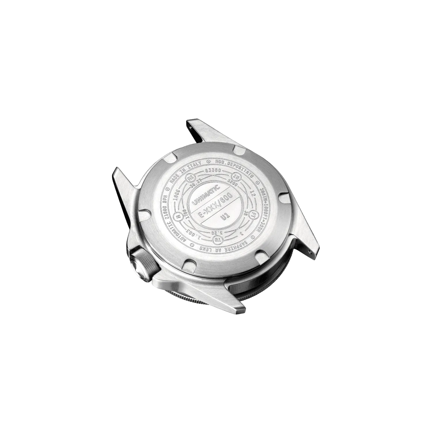 Unimatic Modello Uno U1-E duikhorloge zwart 300m
