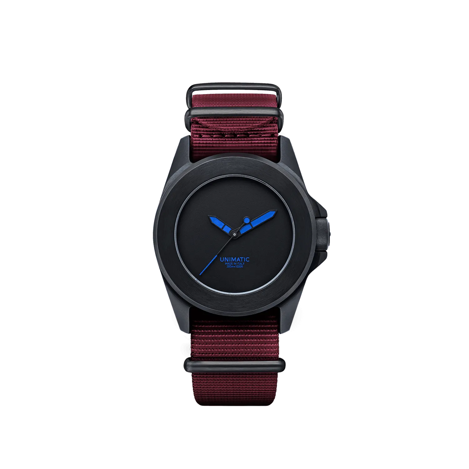 Unimatic Modello Quattro U4S-KNT horloge zwart DLC automaat