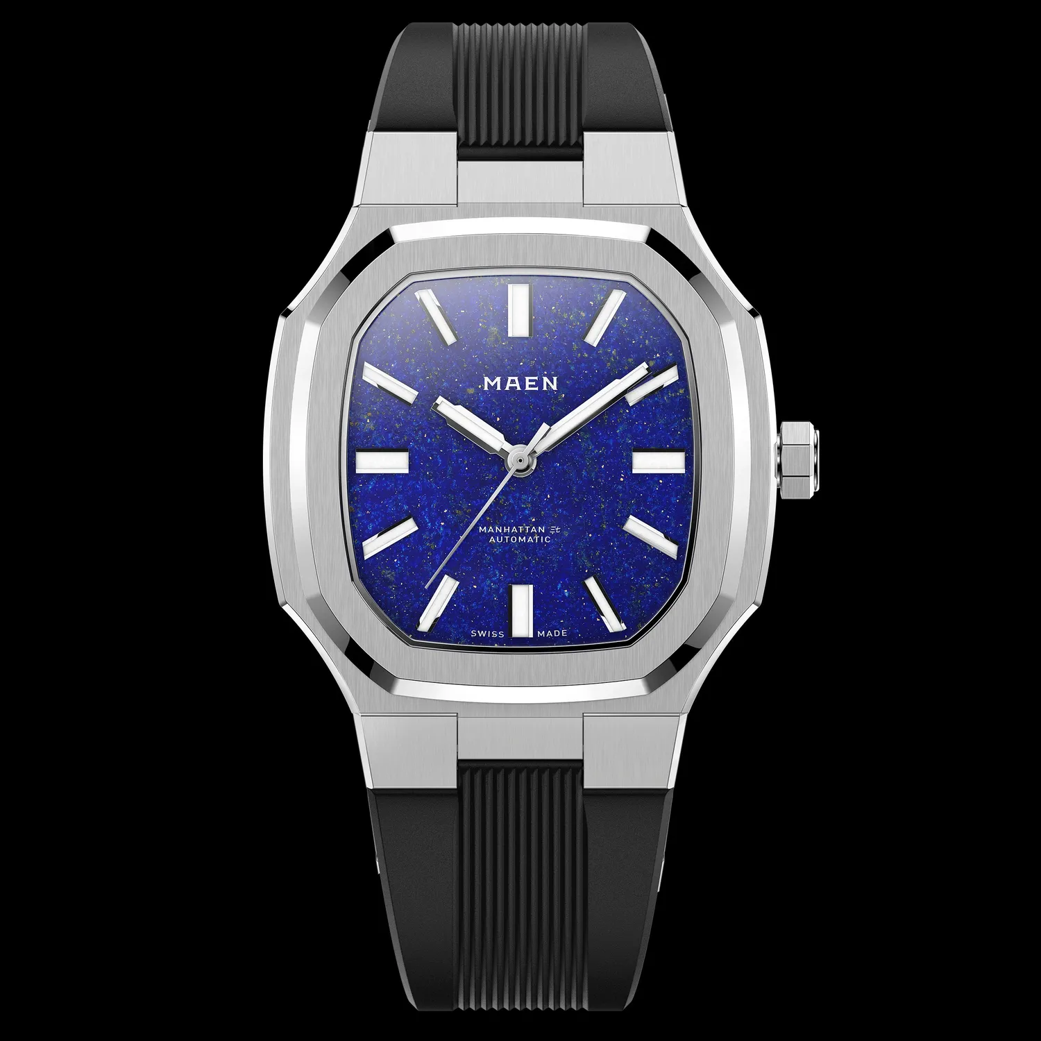 Maen Manhattan 37 Qian Edition horloge 37 mm staal