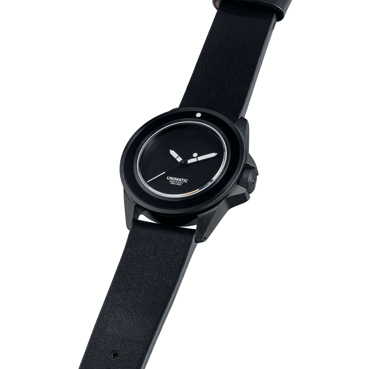 Unimatic Modello Uno U1S-MN horloge zwart DLC 40mm
