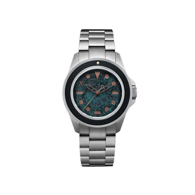 Unimatic Modello Uno U1-NRN duikhorloge koper groen automaat
