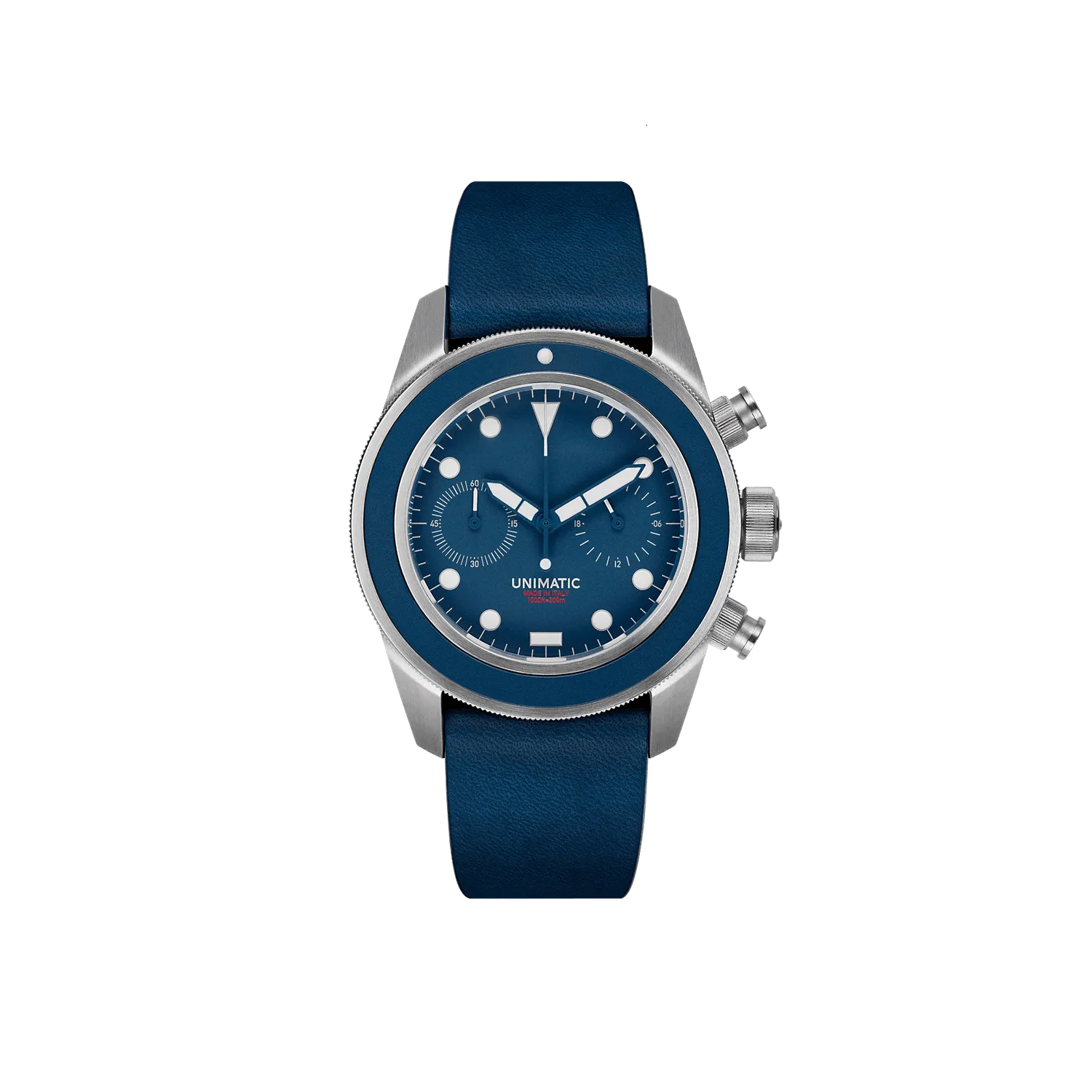 Unimatic Modello Tre U3-FFF chrono 40mm blauw