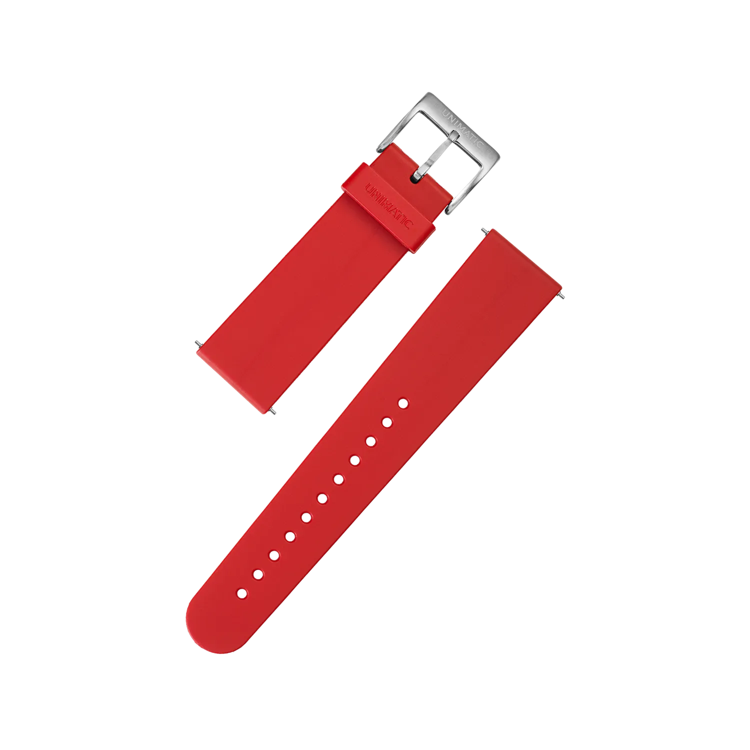 Unimatic TPU horlogebandje 22mm zwart