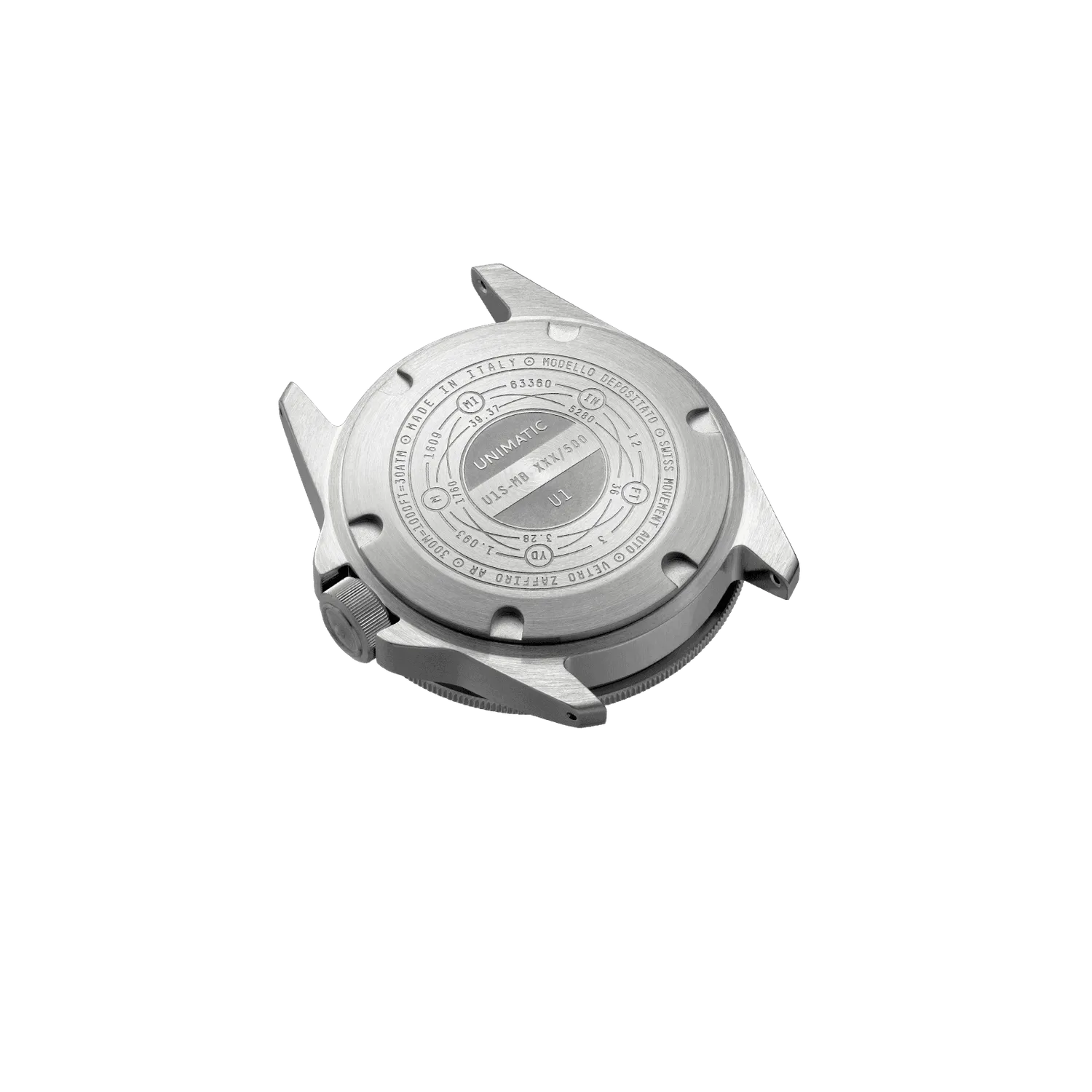 Unimatic Modello Uno U1S-MB horloge bruin 300m