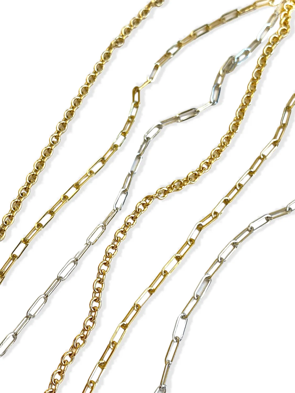 Juwelier Ripassa rosé gouden collier 51 cm