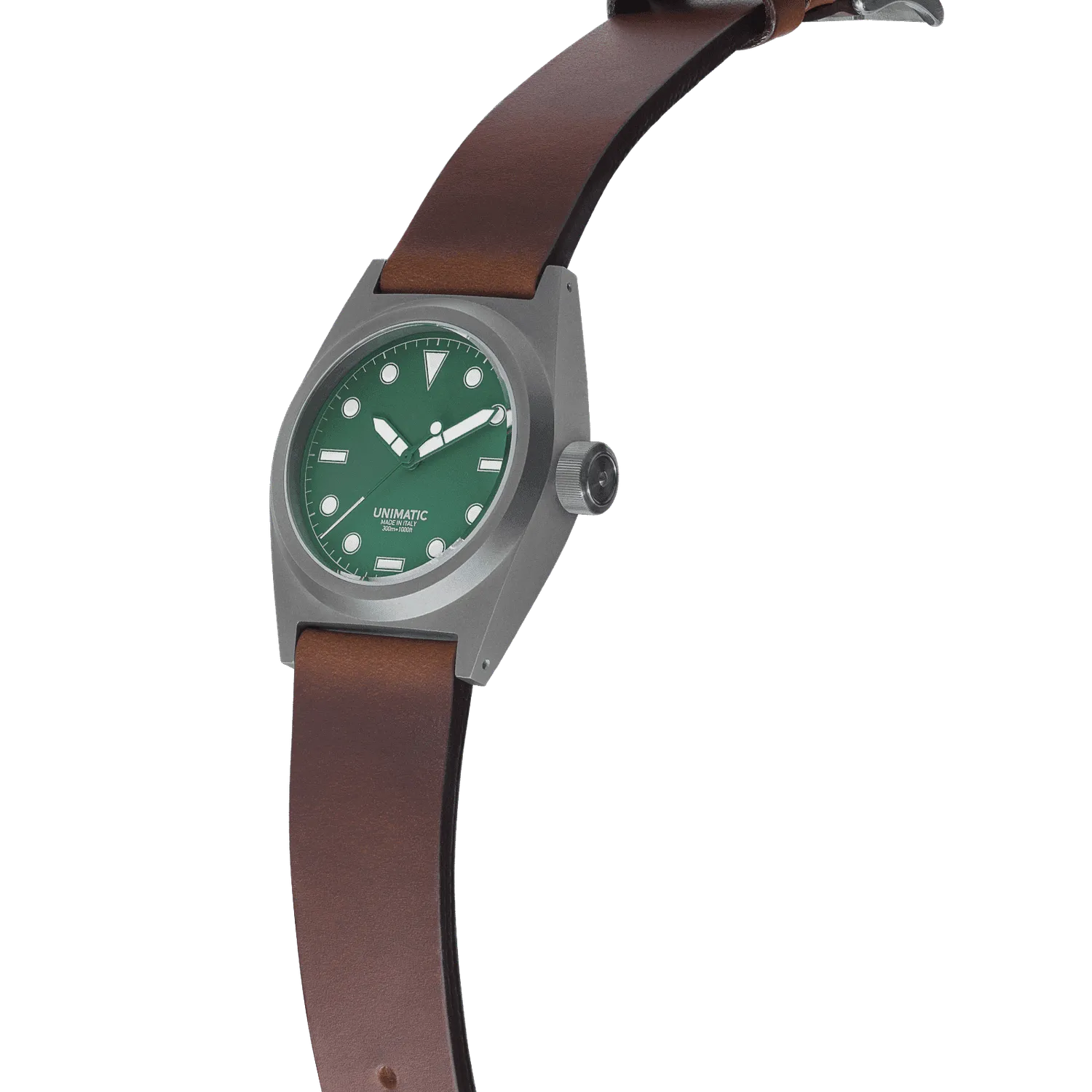Unimatic Modello Due U2S-T-L horloge titanium groen