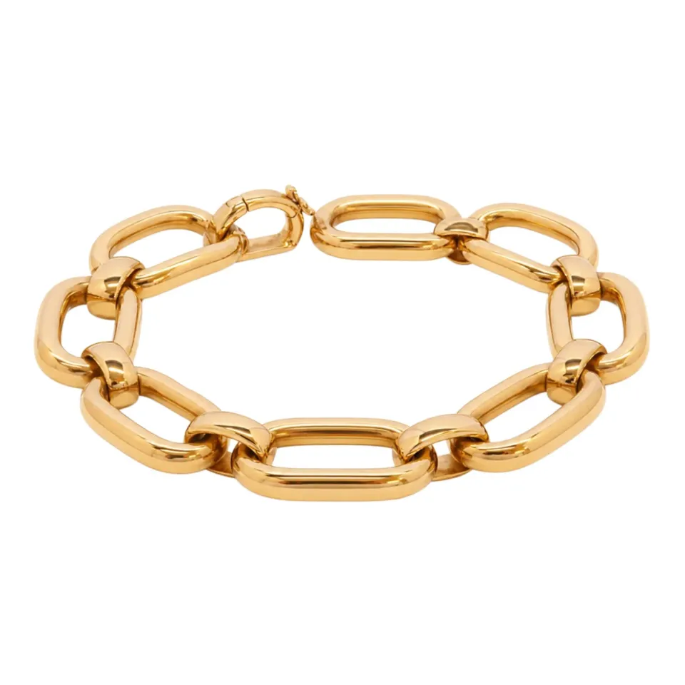 Juwelier Ripassa schakelarmband 18Kt roségoud