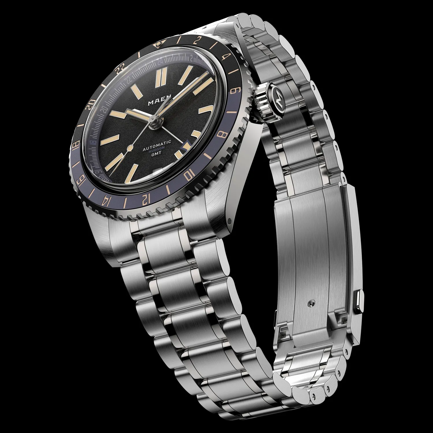 Maen Hudson 38 GMT MKII M1.3.5 horloge GMT