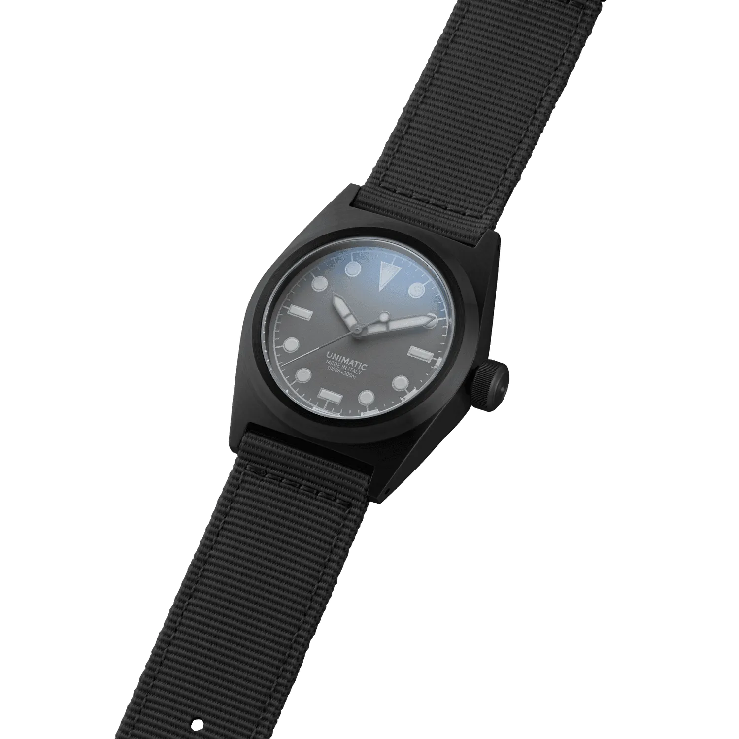 Unimatic Modello Due U2-FN horloge zwart DLC automaat