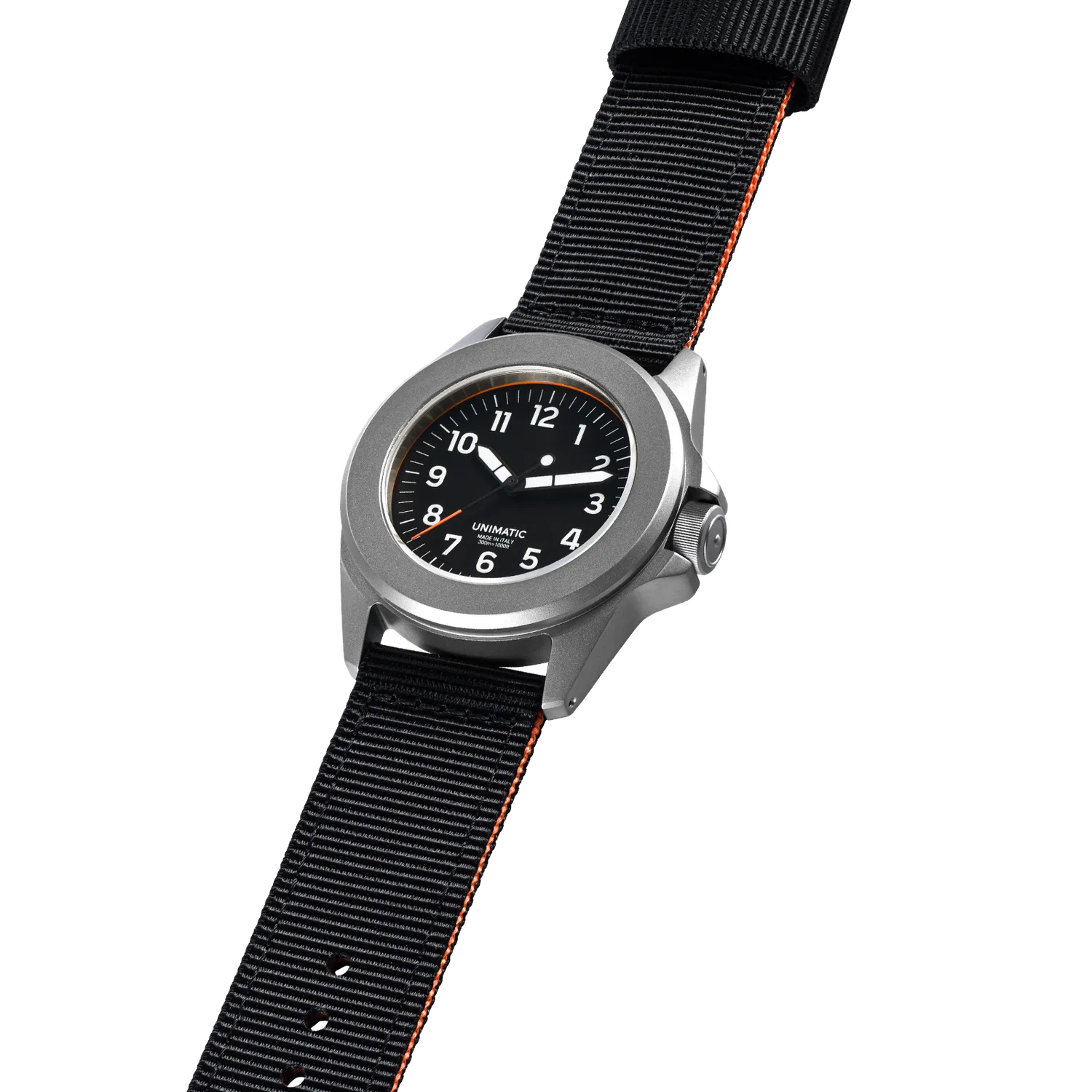 Unimatic Modello Quattro UT4-U-TI GMT horloge zwart