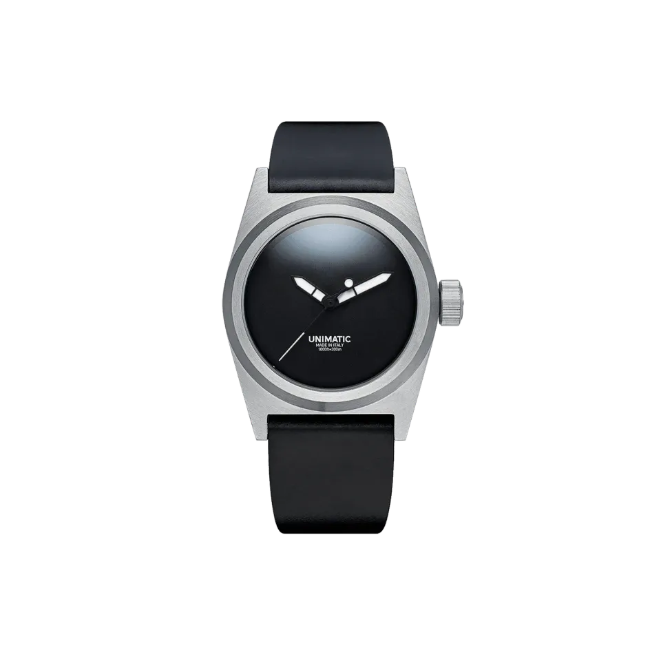 Unimatic Modello Due U2S-M horloge zwart 300m