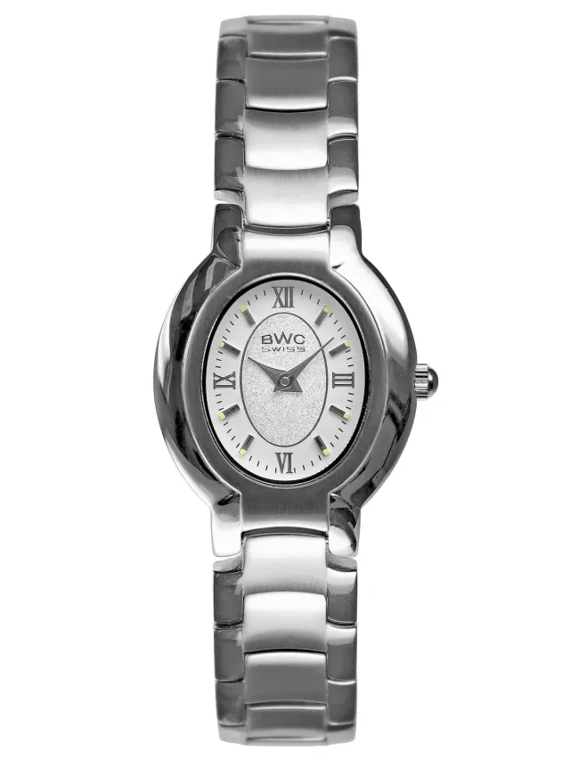 BWC-Swiss 20151.50.02 dameshorloge staal wit 25 mm